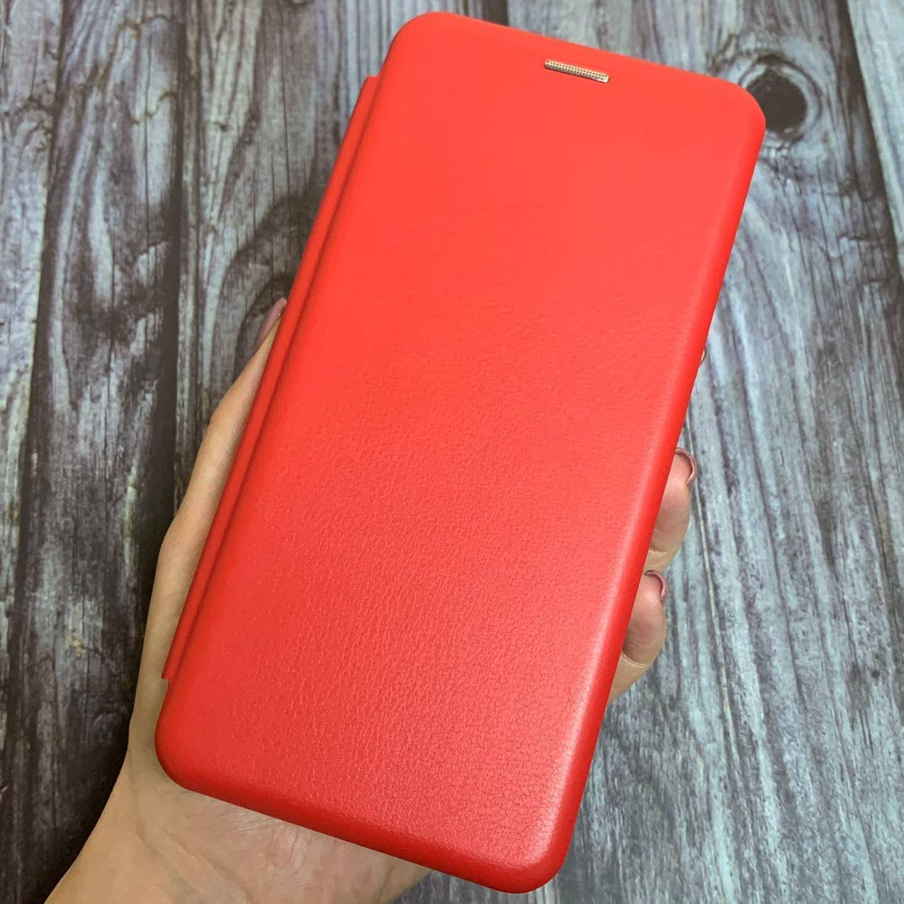 

Чехол книга для Xiaomi Redmi 9A с магнитом с подставкой чохол книжка на телефон сяоми редми 9а красная STN, Красный
