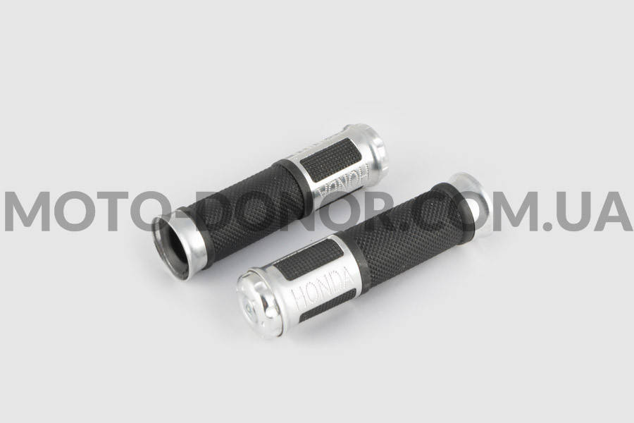 

Ручки руля "GJCT" с алюм. отбойником (серебро) (mod:Honda)