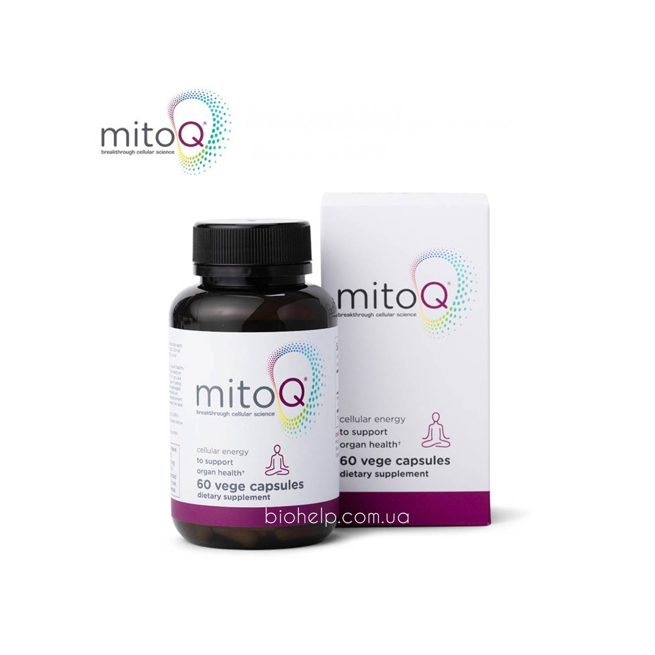 

Антиоксидант MitoQ 10 мг, 60 капсул