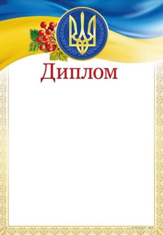 

Бланк Диплом, А4 (№031)