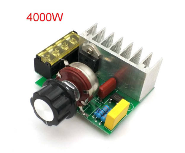 

Электронный регулятор напряжения,мощности AC 220V Диммер 4000W