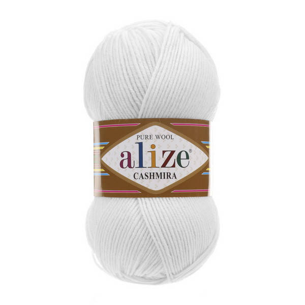 

55 Пряжа Alize Cashmira белый
