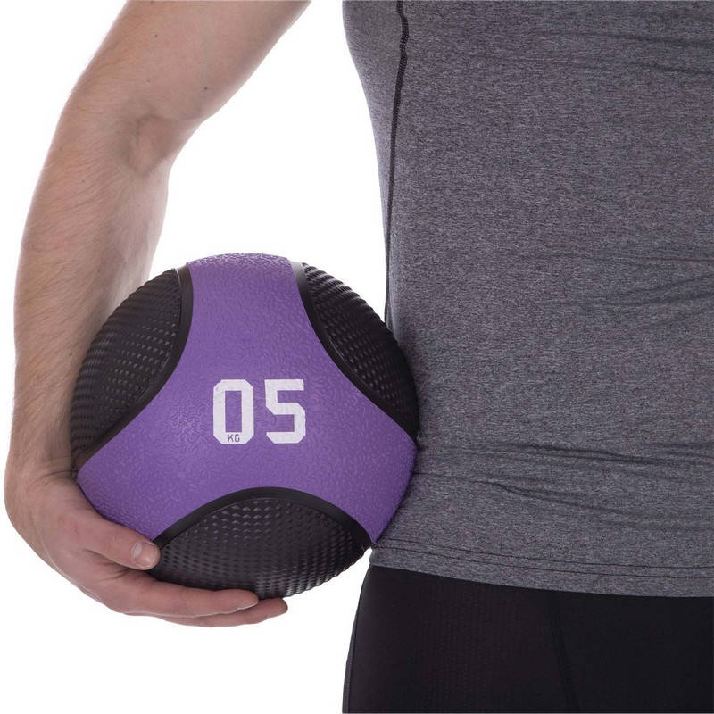 

Медбол Zelart Medicine Ball 5 кг твердый резиновый с отскоком (FI-2824-5)
