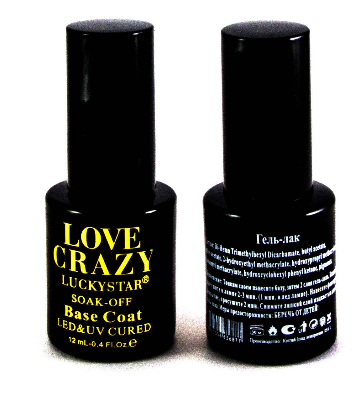 

База для гель лака LOVE CRAZY, 12 мл