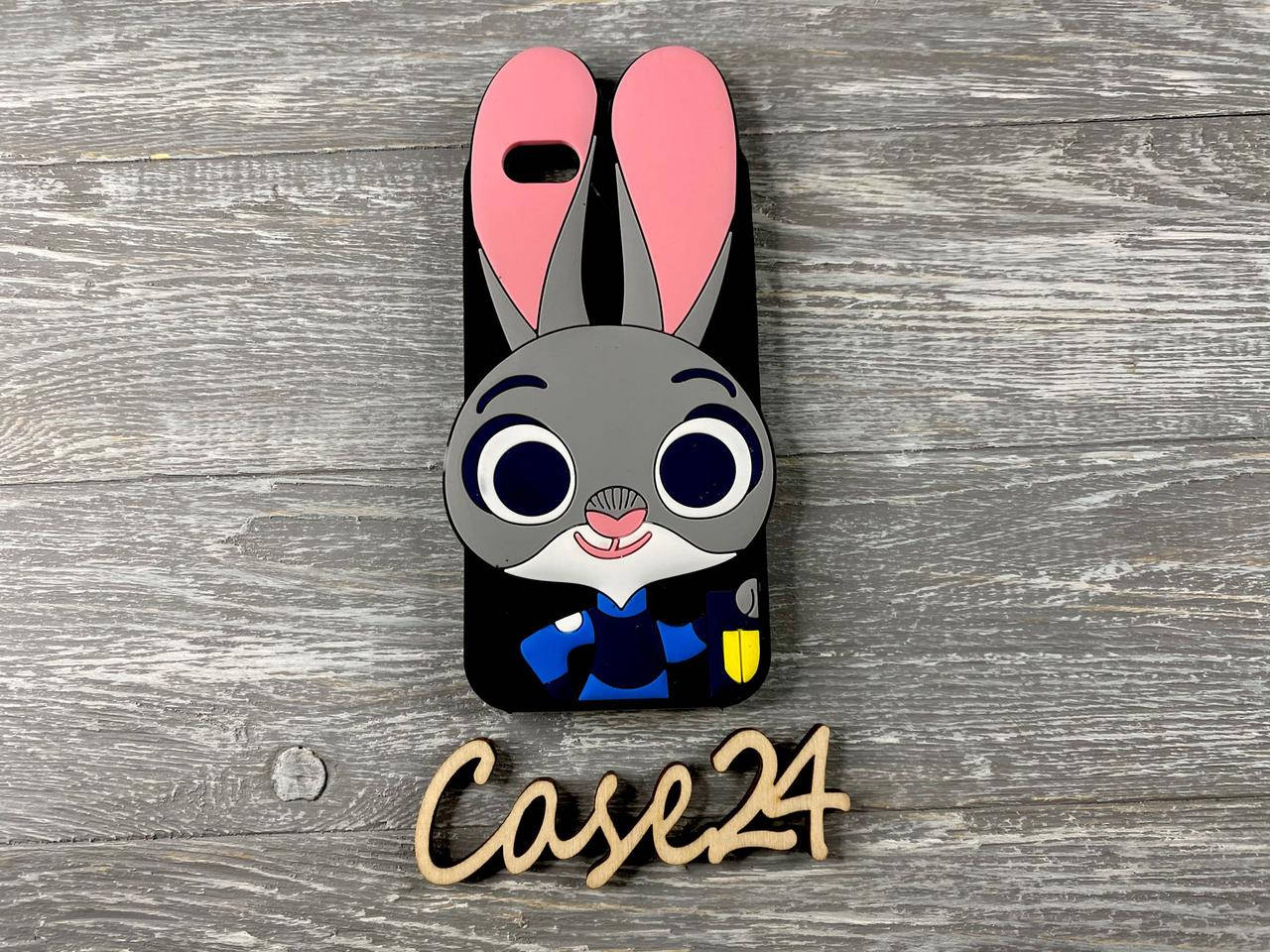 

Резиновый 3D чехол для iPhone 6 / 6S (4,7 дюйма) Джуди черный, Разные цвета