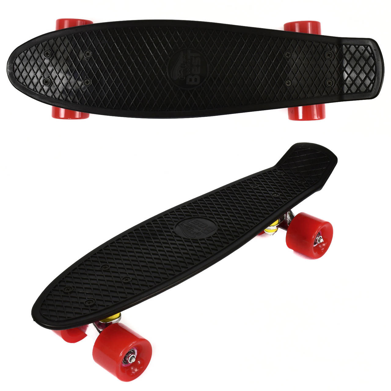 

Пенни борд, скейт, скейтборд, полиуретановые колеса! Penny board! БЕСПЛАТНАЯ СБОРКА!, Черный