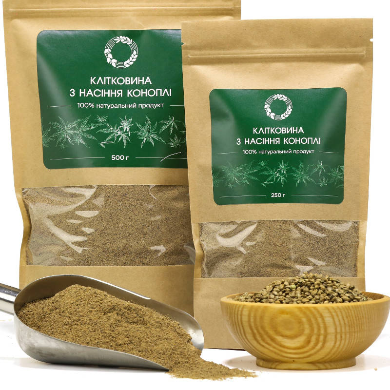 

Клетчатка конопли, шрот конопли 500 г
