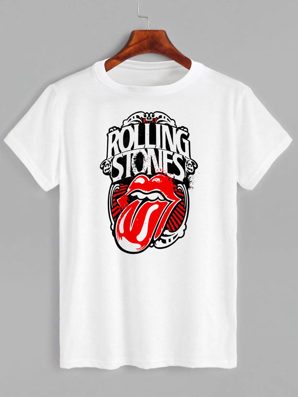 

Футболка с принтом Rolling Stones (Роллинг Стоунз) (0424)