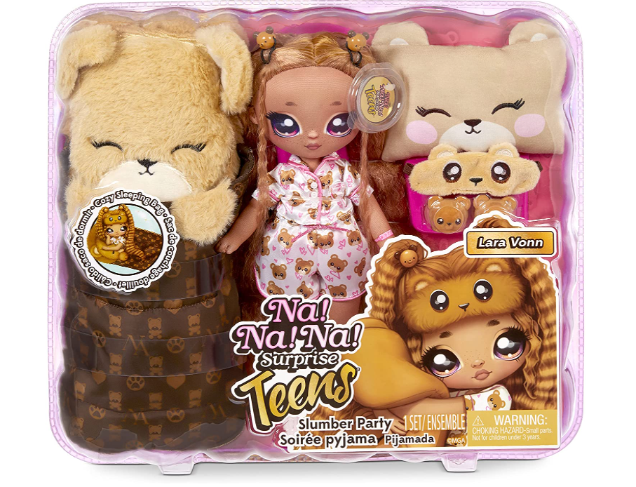 

Игровой набор с куклой NA! NA! NA! SURPRISE серии "Teens" ПИЖАМНАЯ ТЕДДИ-ВЕЧЕРИНКА ЛАРЫ ВОНН