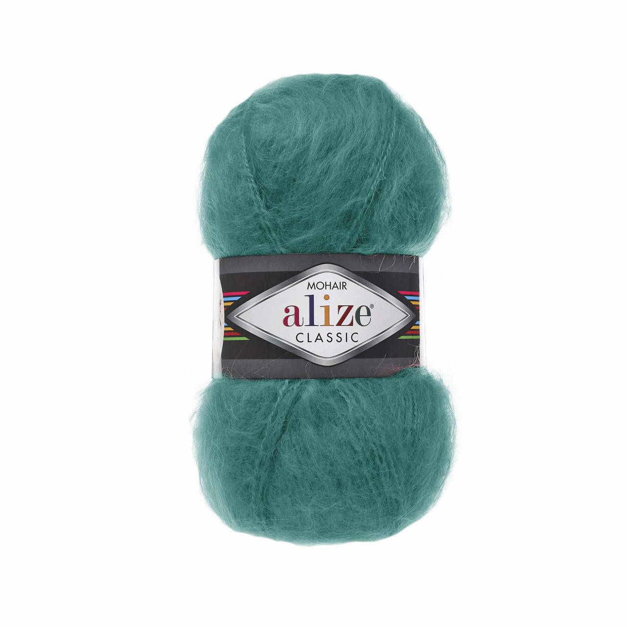 

Alize Mohair Classic античный зеленый №507, Зелёный