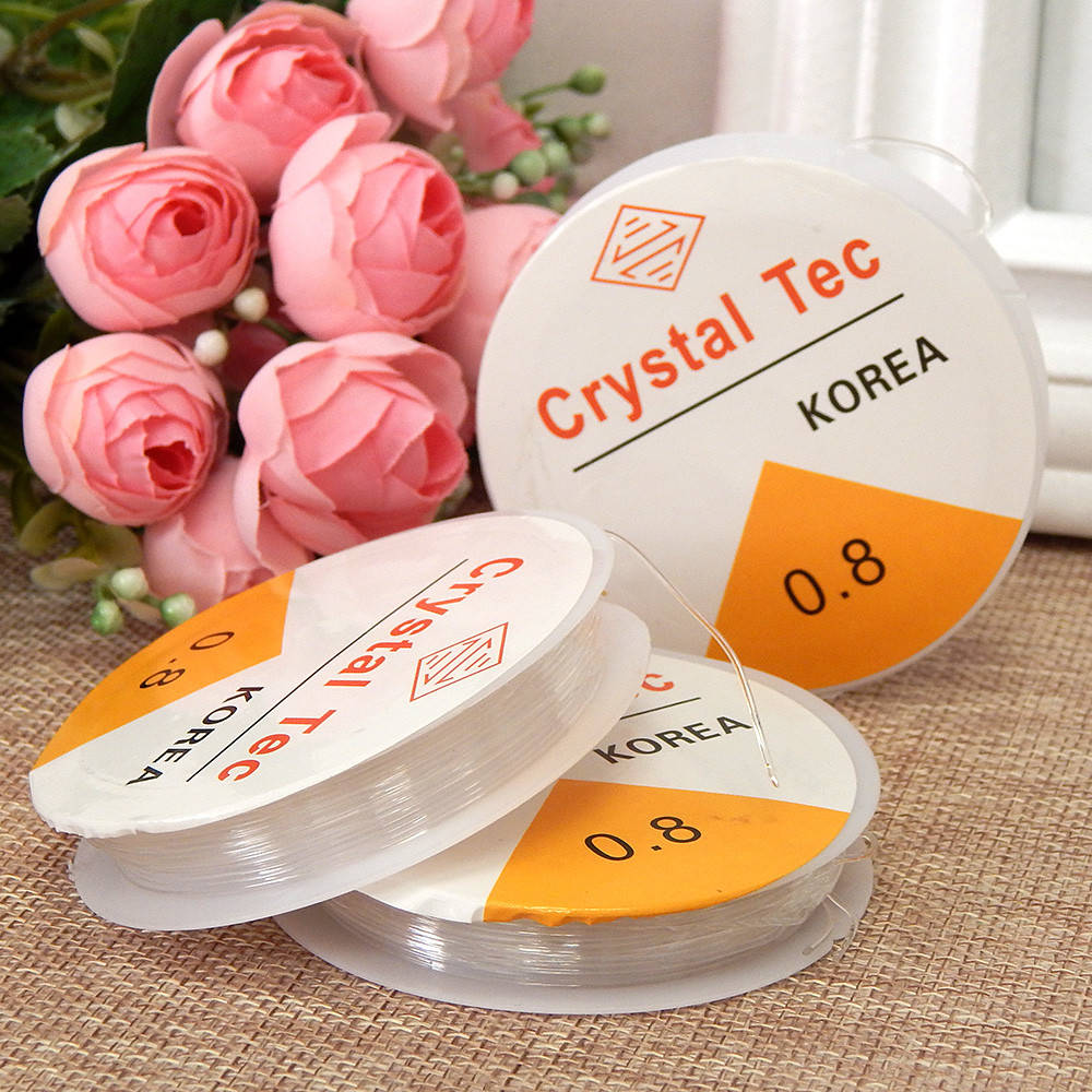 

Нить силиконовая эластичная, прозрачная, 0,8 мм