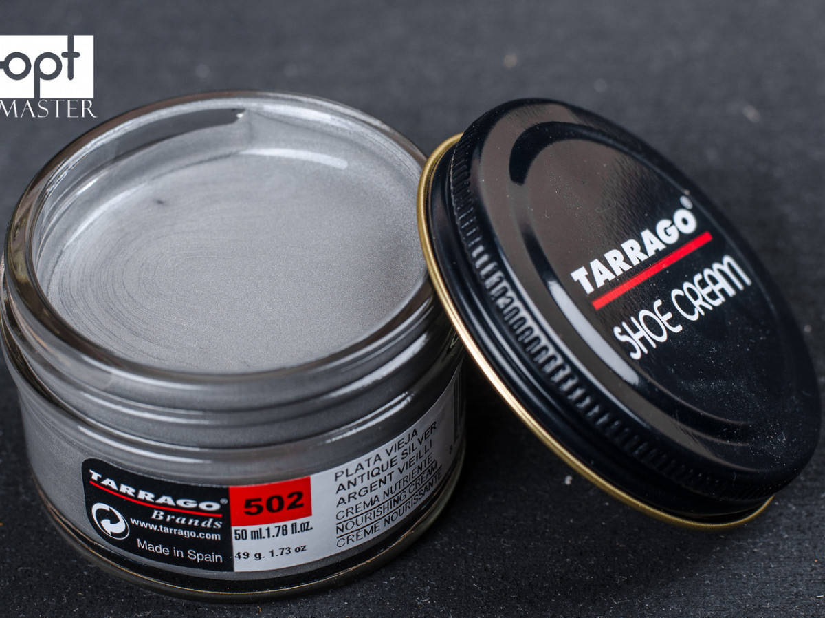 

Крем для обуви антик серебряный металлик Tarrago Shoe Cream, 50 мл, TCT31M (502)
