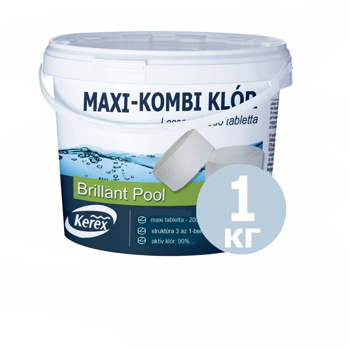 

Таблетки для бассейна MAX «Комби хлор 3 в 1» Kerex 80002, 1 кг (Венгрия)