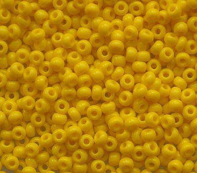 

Бисер желтый, непрозрачное стекло, 83130 /209