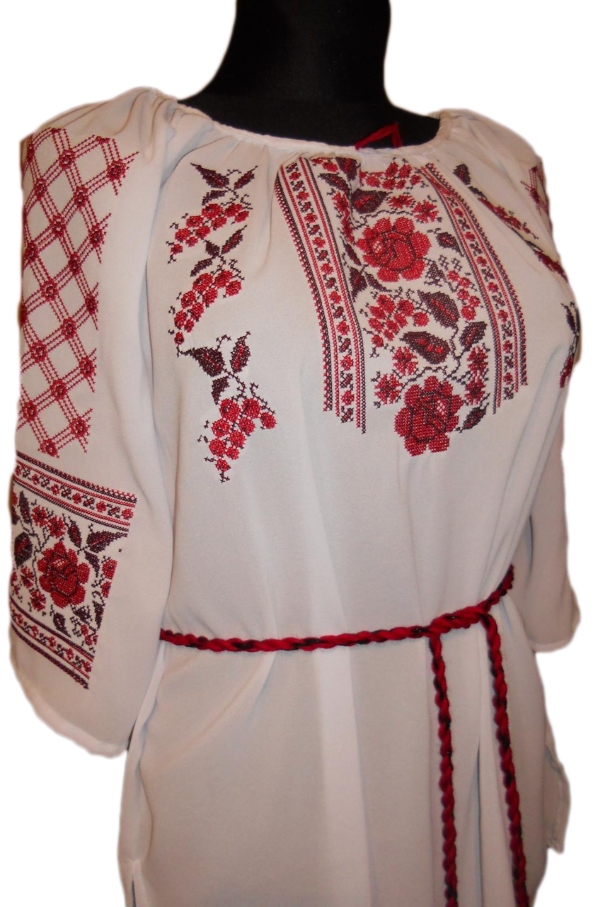 

Вышиванка женская "Украинский колорит" BN-0009, Белый