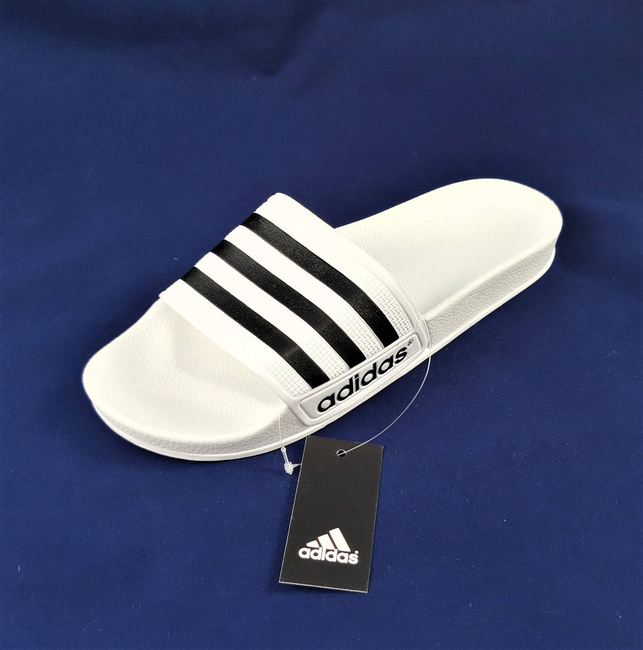 

Мужские Белые Шлёпанцы ADIDAS !!! Сланцы Тапочки Адидас (размеры: 40,41,42,43,44,45)***, Белый