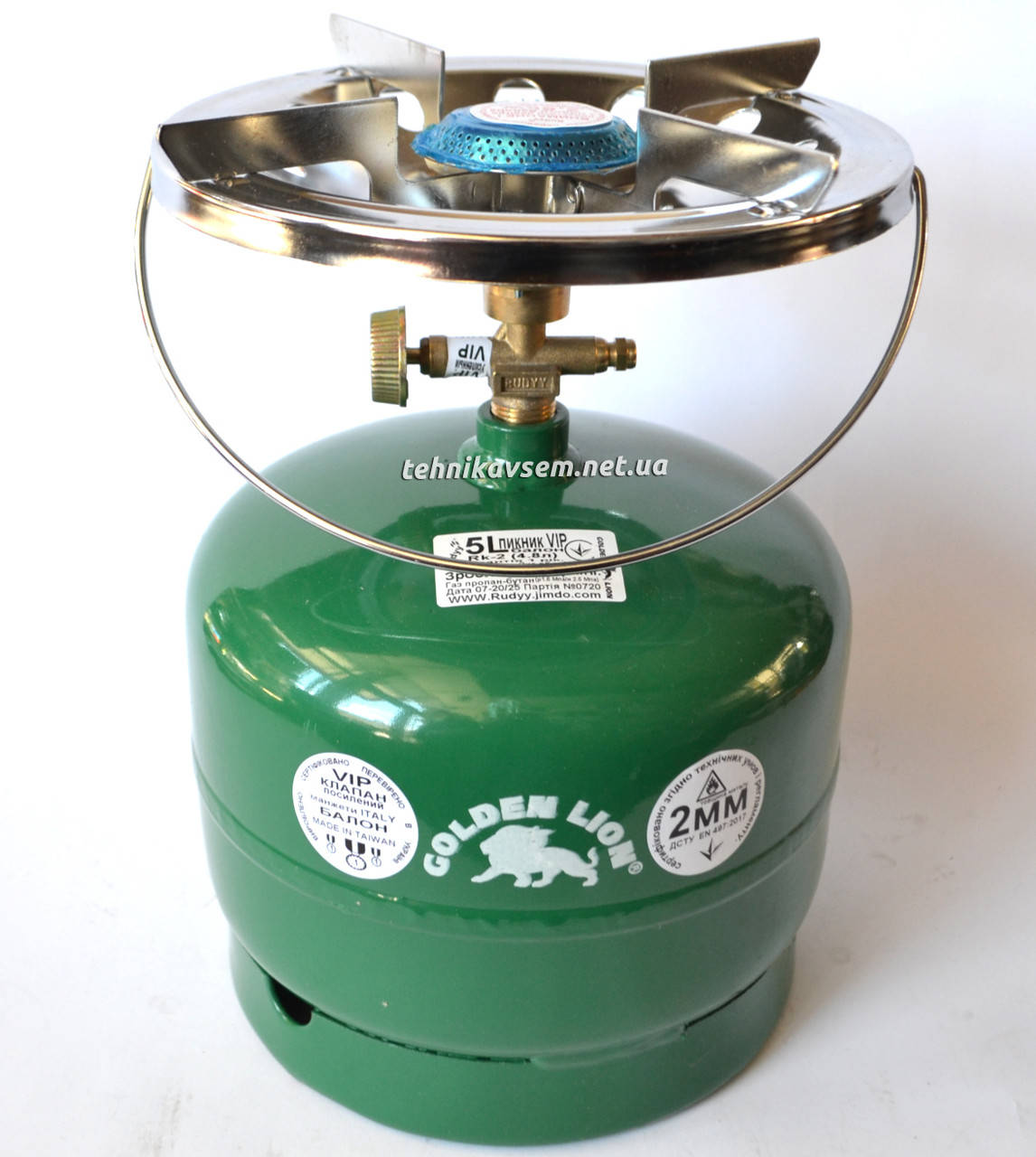 

Газовый баллон Пикник Ruddy RK-2 (5 литров)