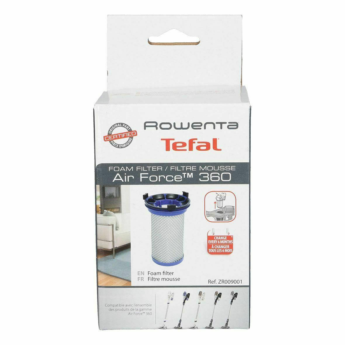 

Фильтр для акум. пылесоса Rowenta ZR009001