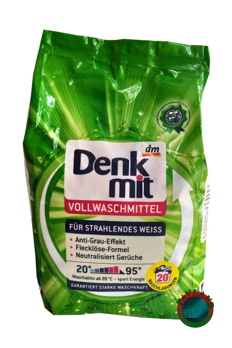 

Стиральный порошок для белого белья Denkmit Vollwaschmittel 1.35 kg