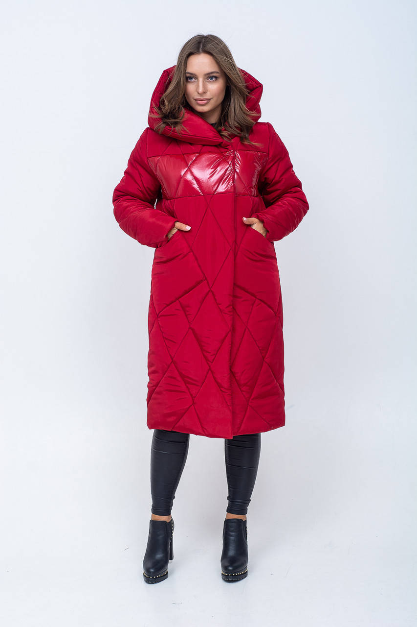 

Зимняя Модная женская куртка пуховик (44-56 р ) , доставка по Украине