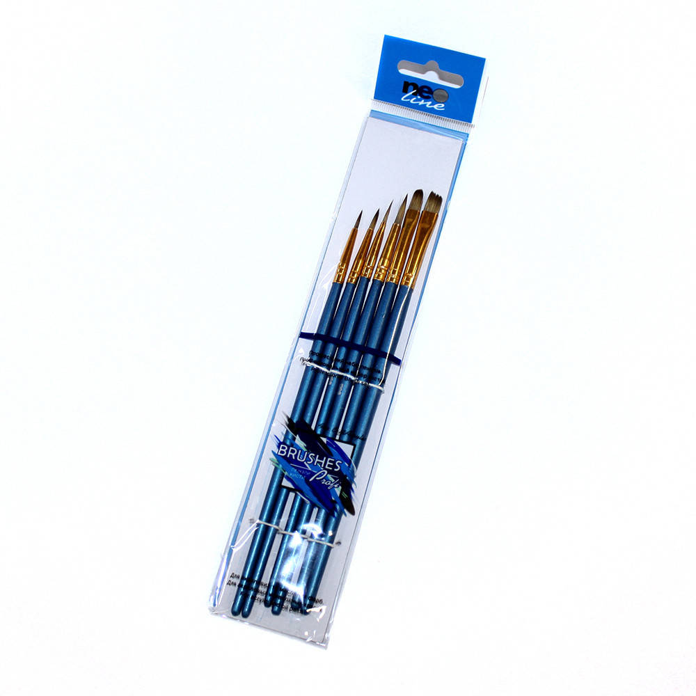 

Набор кисточек 6 шт нейлон Neo Line PBS-6