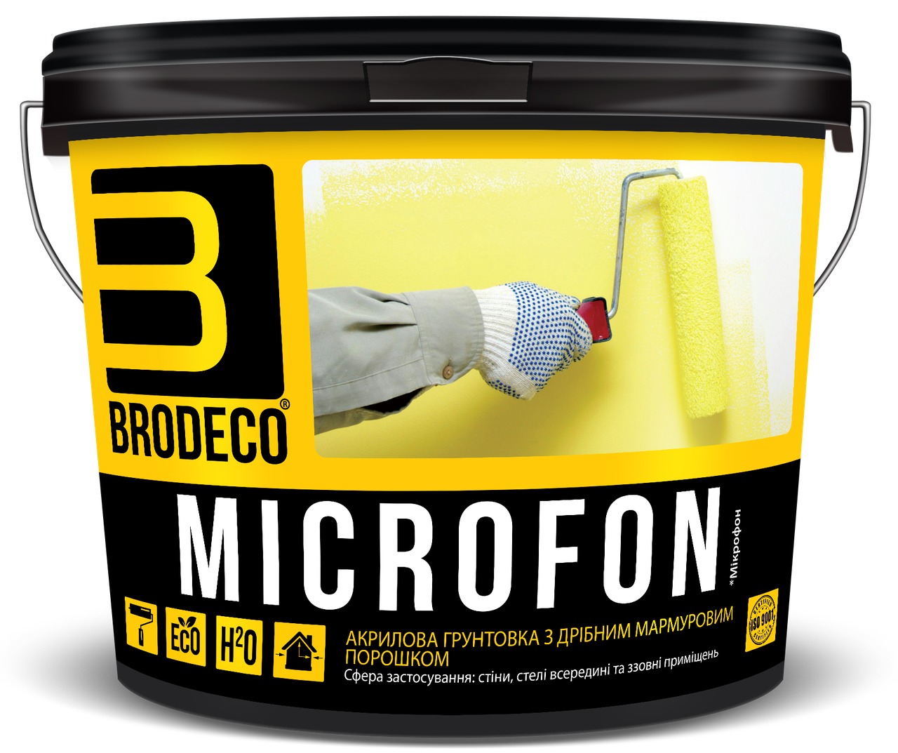 

Грунт-краска "MicroFON" TM Brodeco 1л, Белый