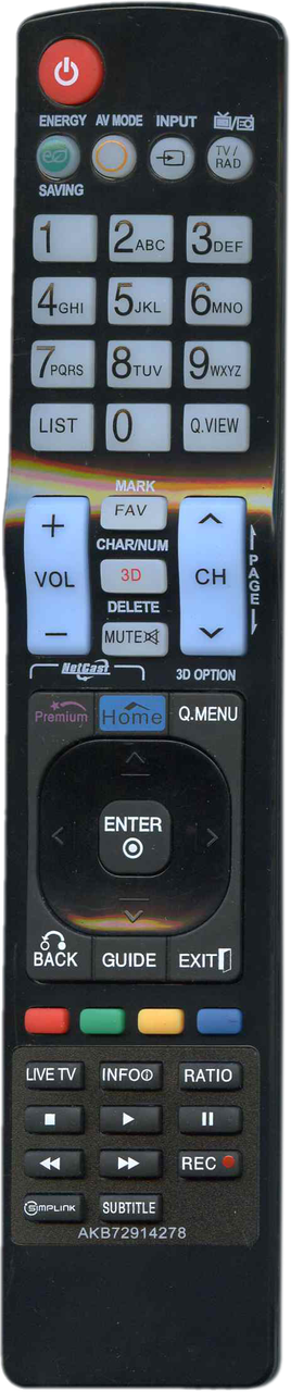 

Пульт lg smart AKB72914278