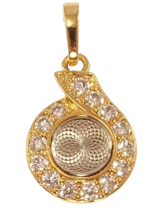 

Кулон Xuping Позолота + Родий "Декоративная подвеска с цирконием"