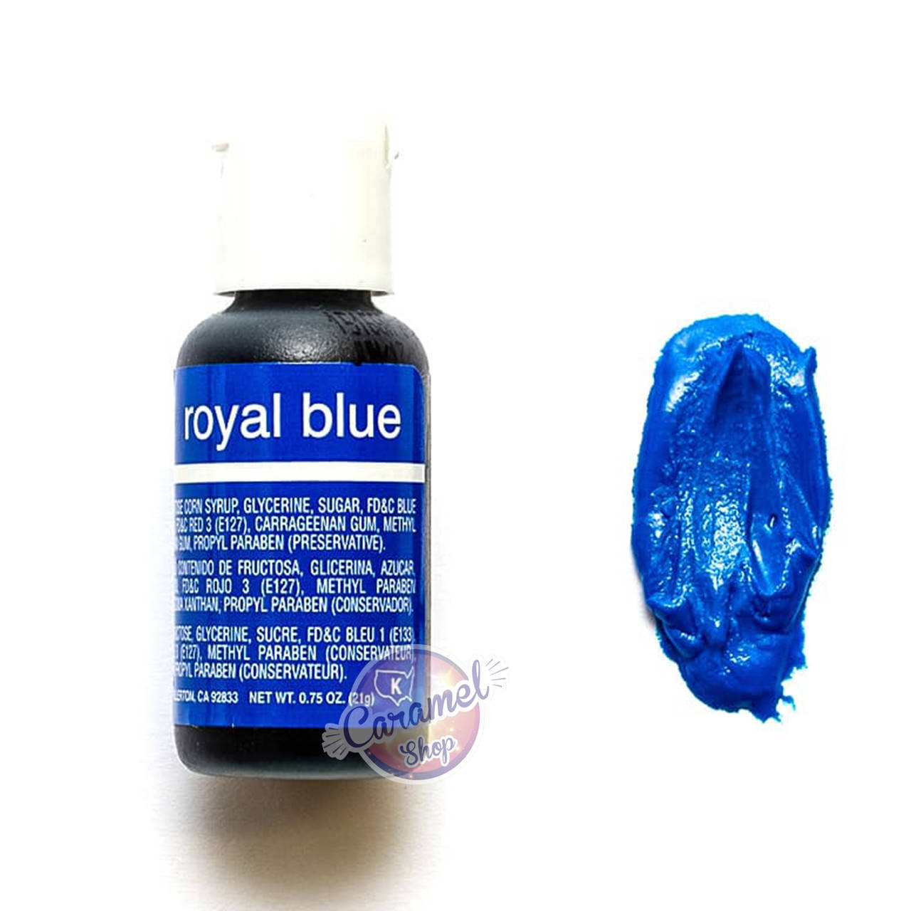 

Гелевый краситель Chefmaster Royal Blue Королевский синий, 20 г