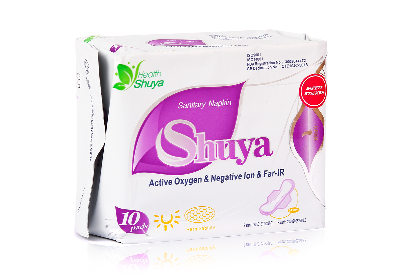 

Анионовые прокладки Health ShuYa "Дневные" гигиенические "Шуя" (10 прокладок)