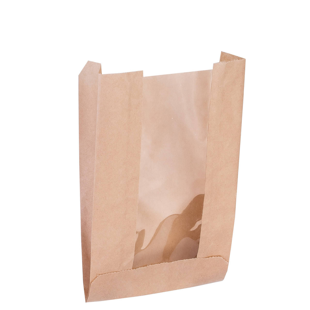 

Пакет-Саше Бумажный С Окном GT 170х100х40 окно 40 Крафт Жиростойкий 1017, Коричневый