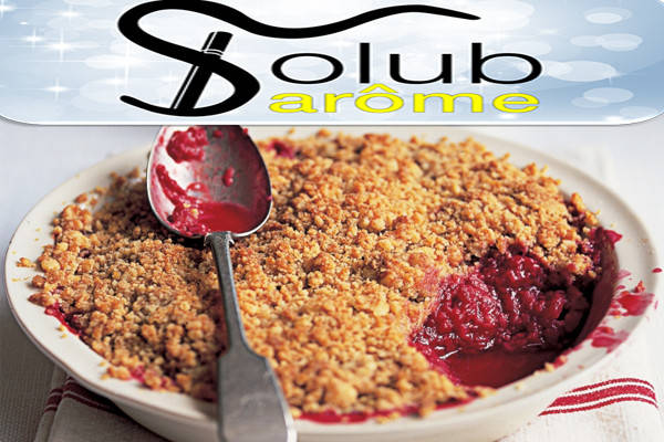

Ароматизатор Solubarome Crumble Raspberry (Тертый малиновый пирог) 5 мл.