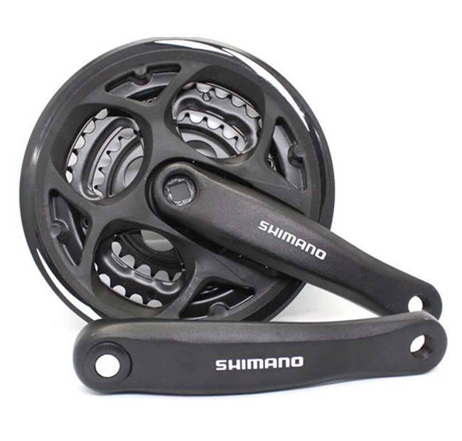 

Шатуны Shimano под квадрат 42/32/22 для велосипеда Черный