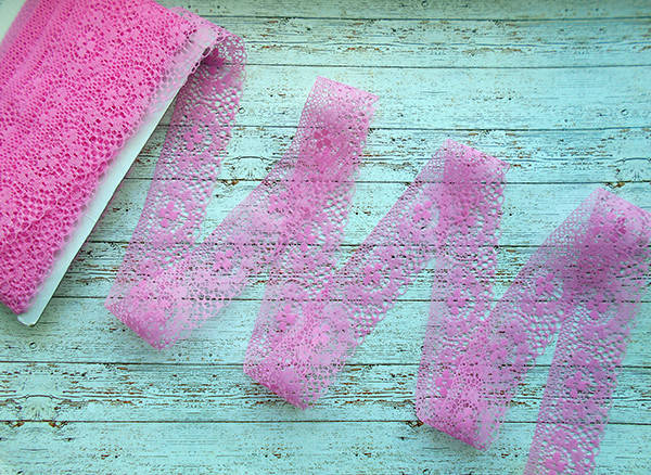 

Кружево темно-рожеве, 40мм. (187-03)