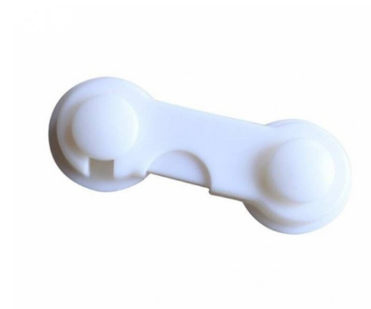 

Замок блокиратор пластиковый для шкафов ,защита ребенка, Белый