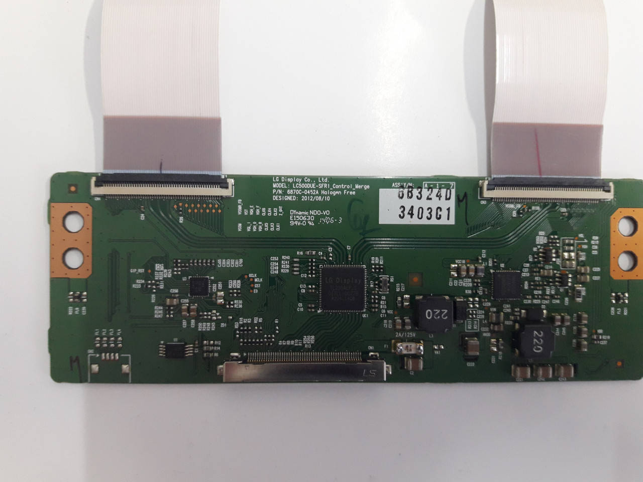 

Плата T-сon телевизора 42LA620V-ZA LC500DUE-SFR1 6870С-0452A Оригинал