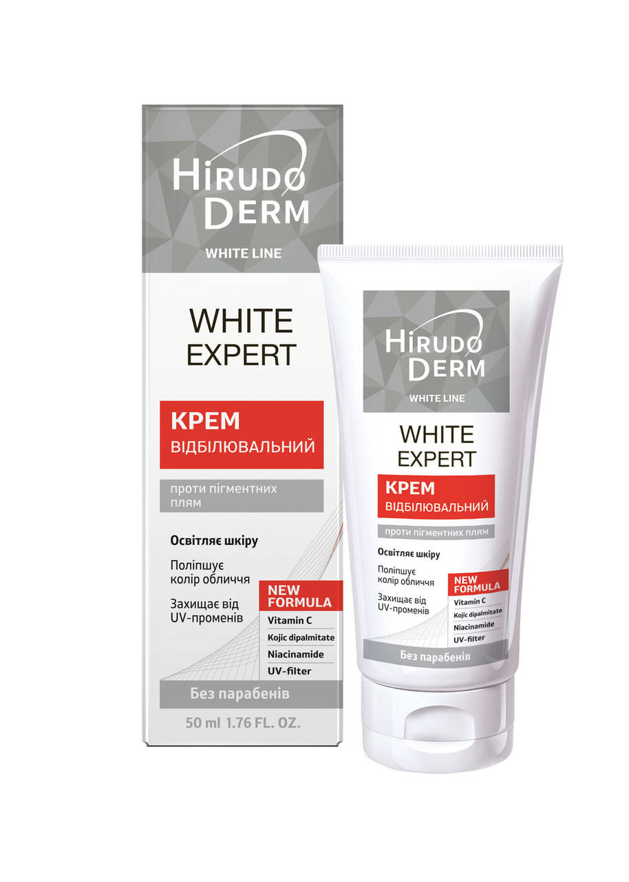 

White Line WHITE EXPERT отбеливающий крем из серии Hirudo Derm, 50мл.