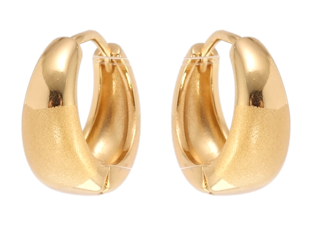 

Серьги Xuping Позолота 18K колечки "С напылением"