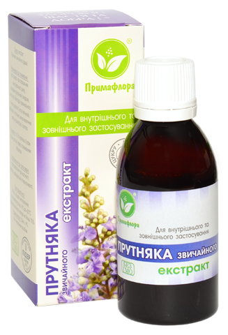 

"Прутняка обыкновенного экстракт" 50 мл- для нормализации менструального цикла, при хламидиозе и трихомониазе