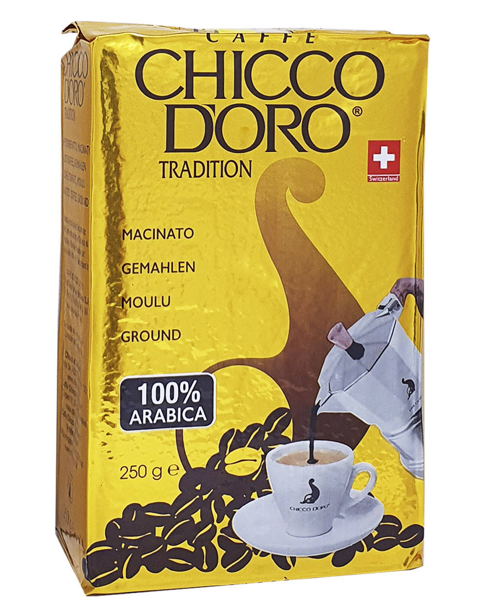 

Кава мелена Chicco D'oro Тradition 100% arabica 250 г (52119)