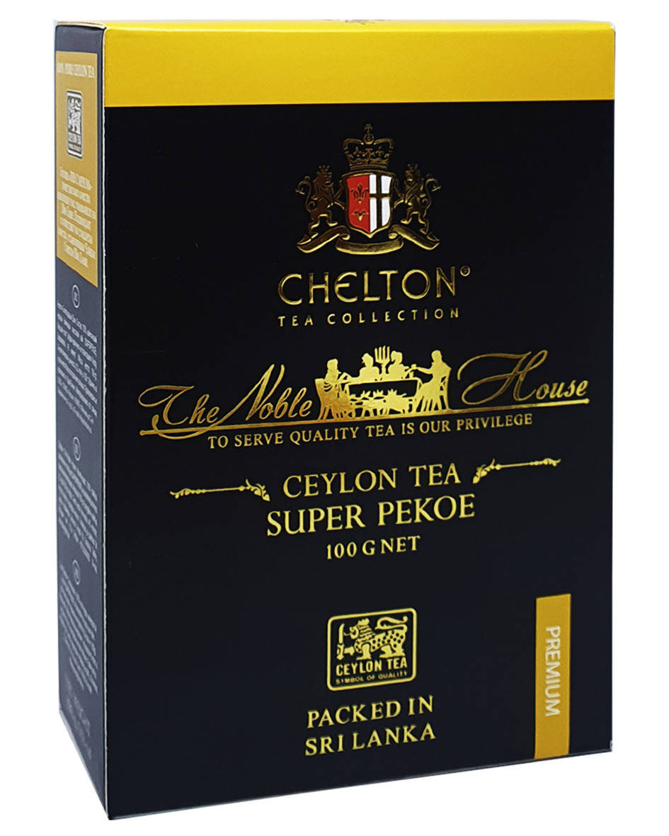 

Чай чорний Super PEKOE Chelton Благородний дім 100 г (53458)