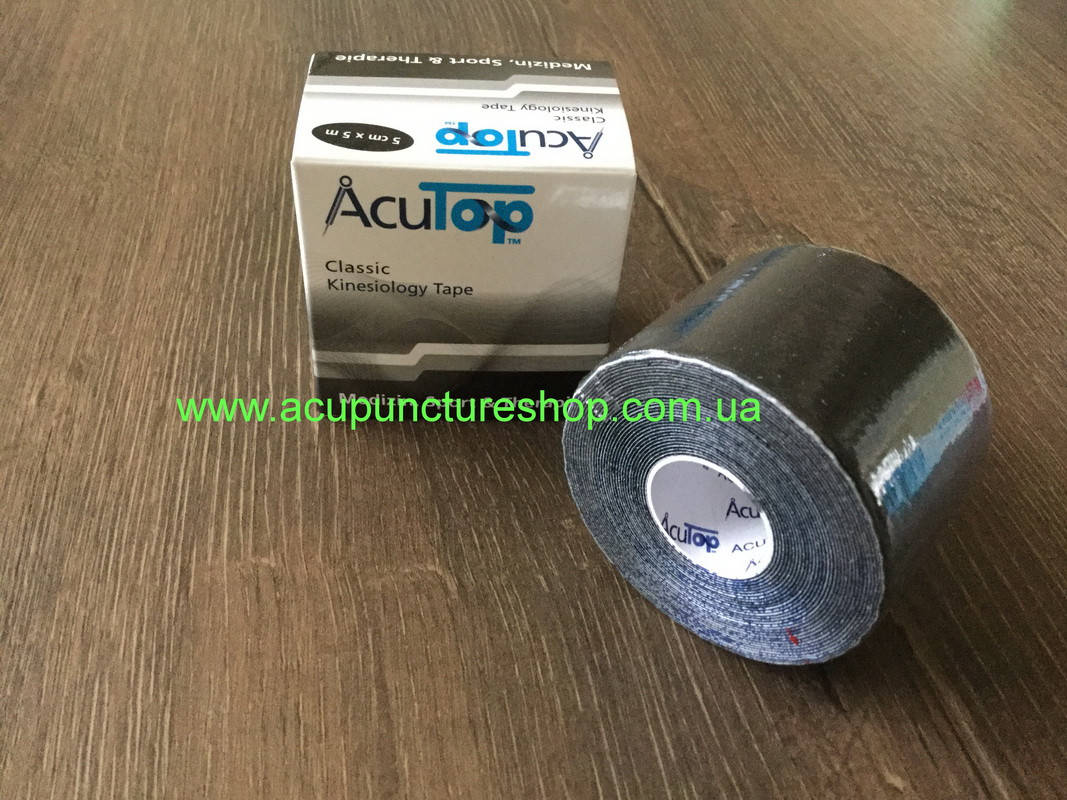 

Кинезио тейп AcuTop Сlassic, 5см*5м черный