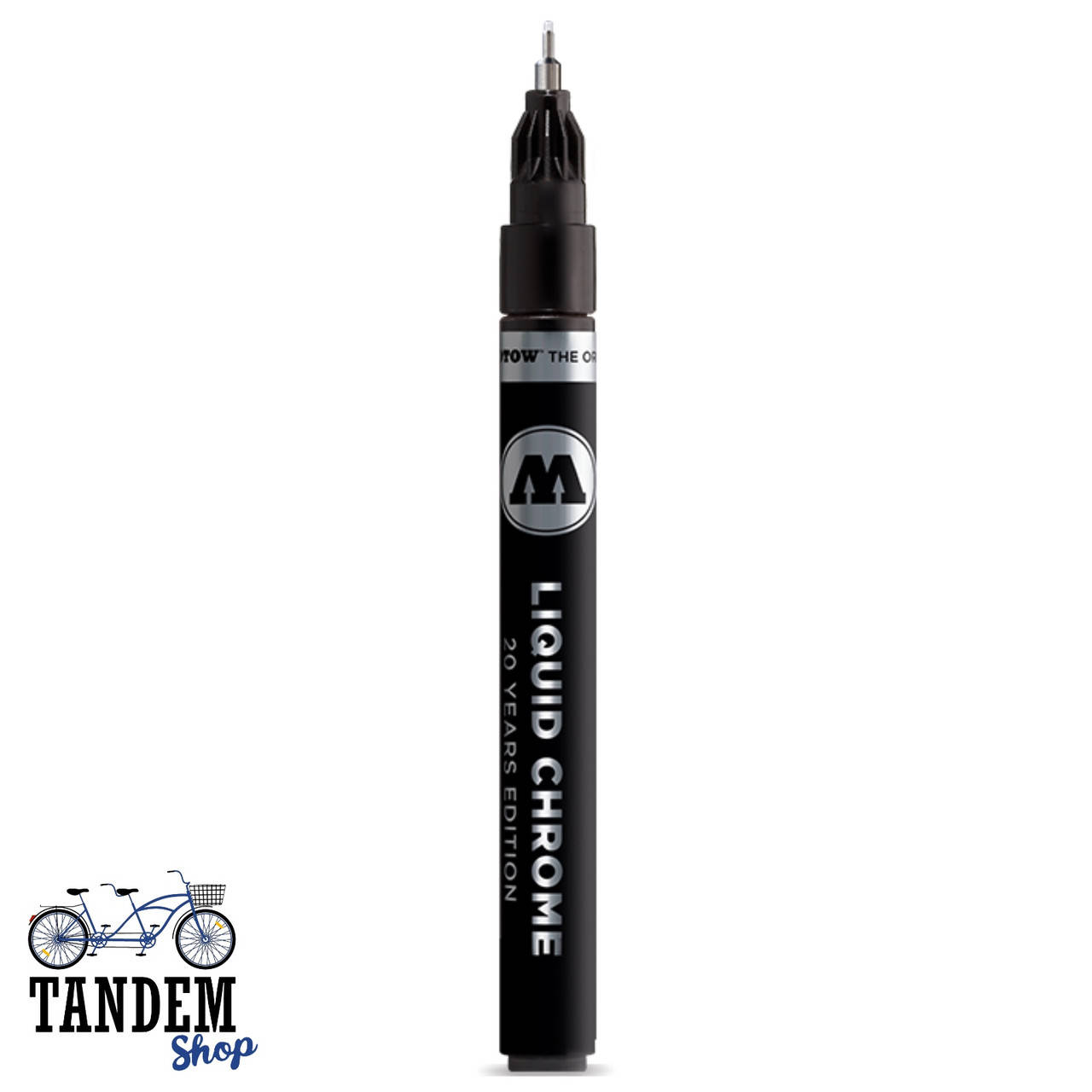 

Маркер спиртовой "жидкий хром" универсальный Molotow LIQUID CHROME™, 1 мм, Серебро