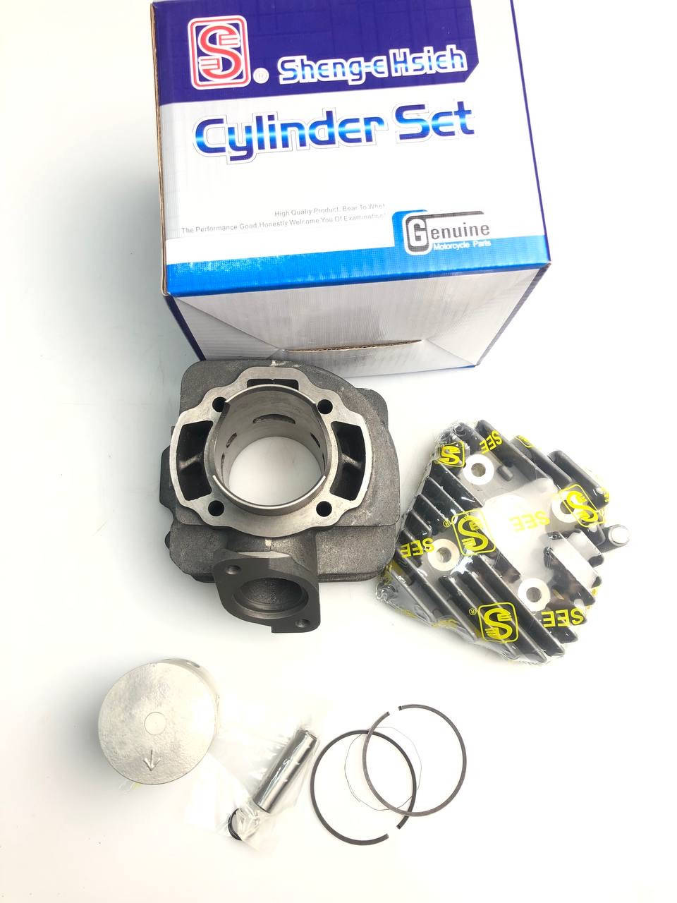 

Цилиндр в сборе(поршневая) Honda Dio 18/27, Tact 24, Lead AF20 90cc,тюнинг SEE