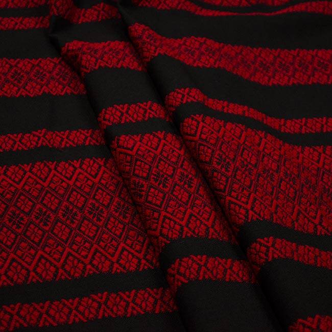 

Ткань с народным орнаментом Винтаж, Красный