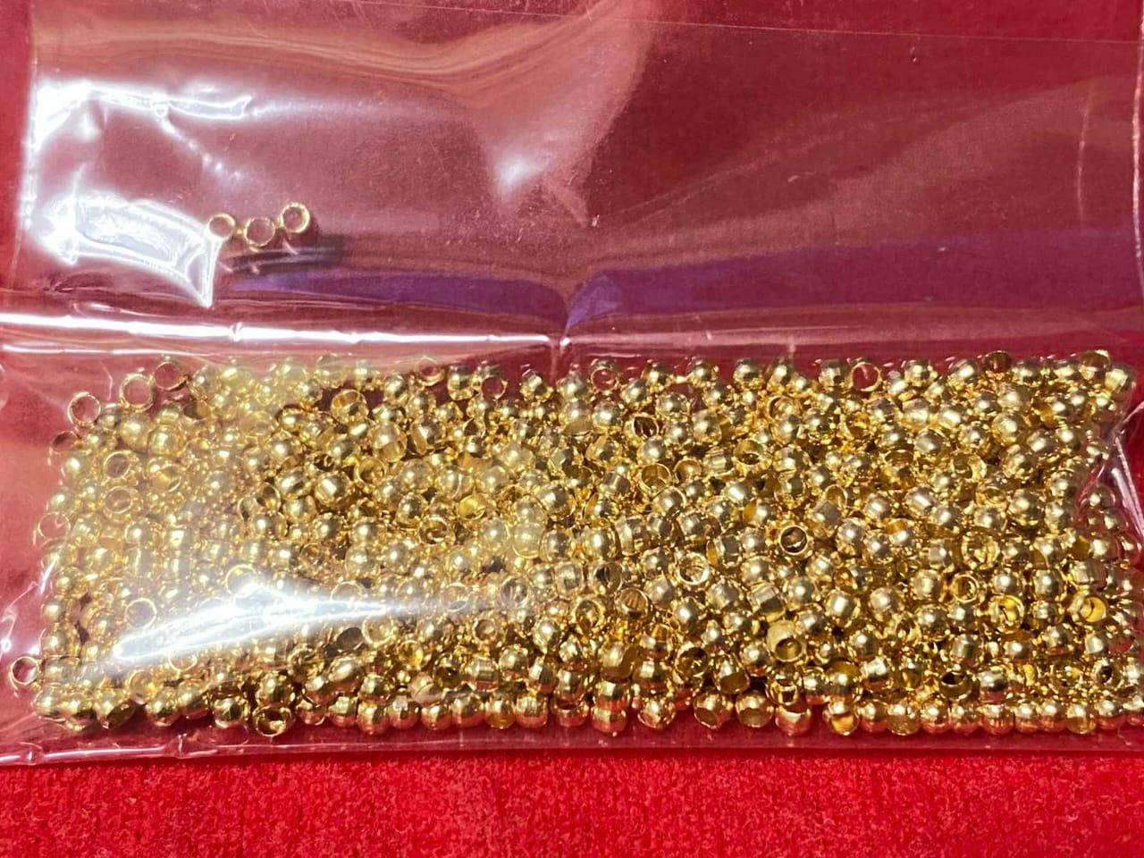 

Стоперы d-2мм 10грамм цвет золото