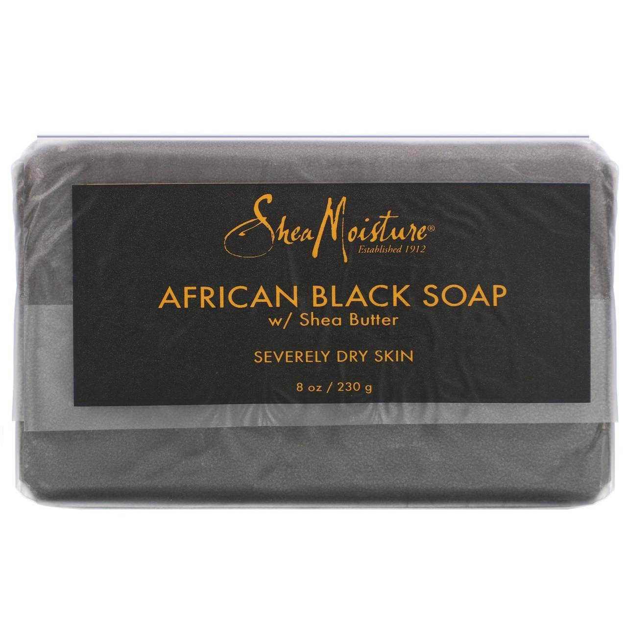 

SheaMoisture, African Black Soap with Shea Butter, 8 oz (230 g)