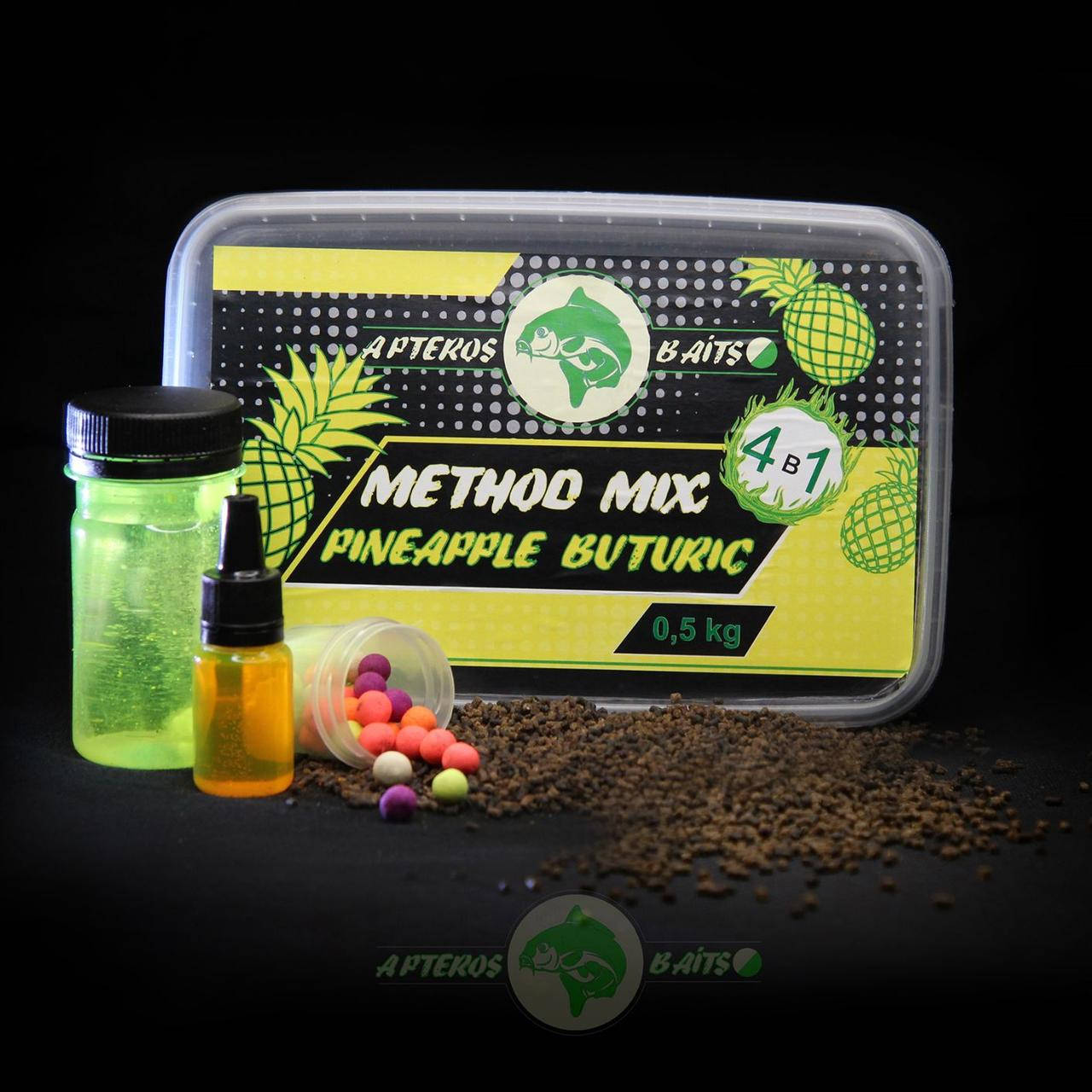 

Methot Mix Флэт метод 4в1 0,5кг Pineapple Buturic Ананас