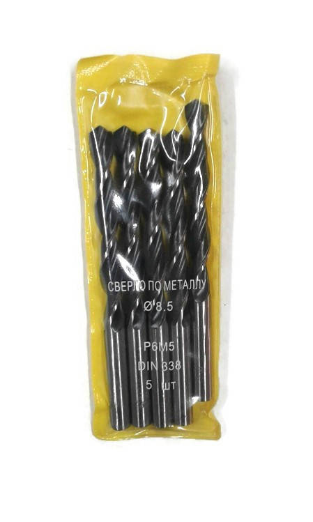 

8.5x75x117 5 шт сверла по металлу Werk HSS-R