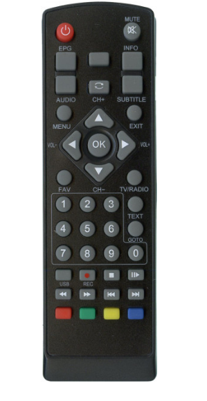 

Пульт ROMSAT TR-2017/2018 (Trimax TR-2015, SatIntegral 5050) T2